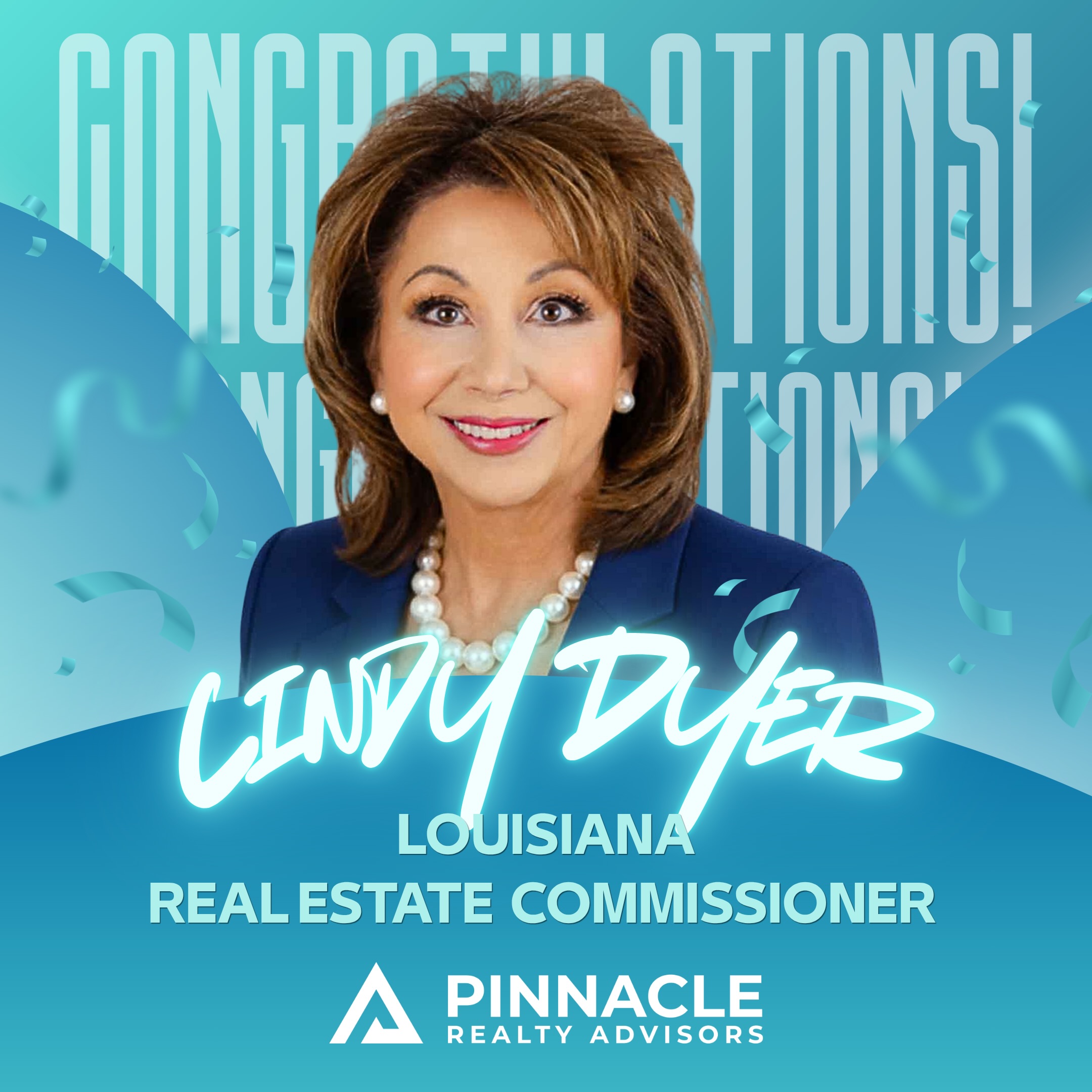 We always knew she was a legend — and now Louisiana made it official! 🏛️👑
Congratulations to Cindy Dyer on her appointment as a Commissioner of the Louisiana Real Estate Commission! 20+ years of excellence, leadership, and hard work — this one’s well deserved! 🎉🏡
🔗 Learn more: https://tinyurl.com/CindyDyer
#LREC #LouisianaRealEstate #PinnacleRealtyAdvisors #PinnacleProud